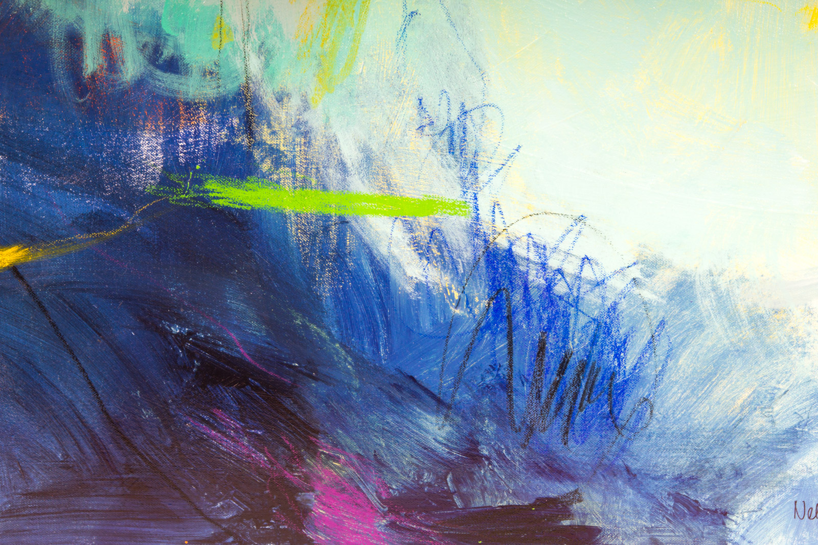 Nelle Ferrara Painting on Canvas