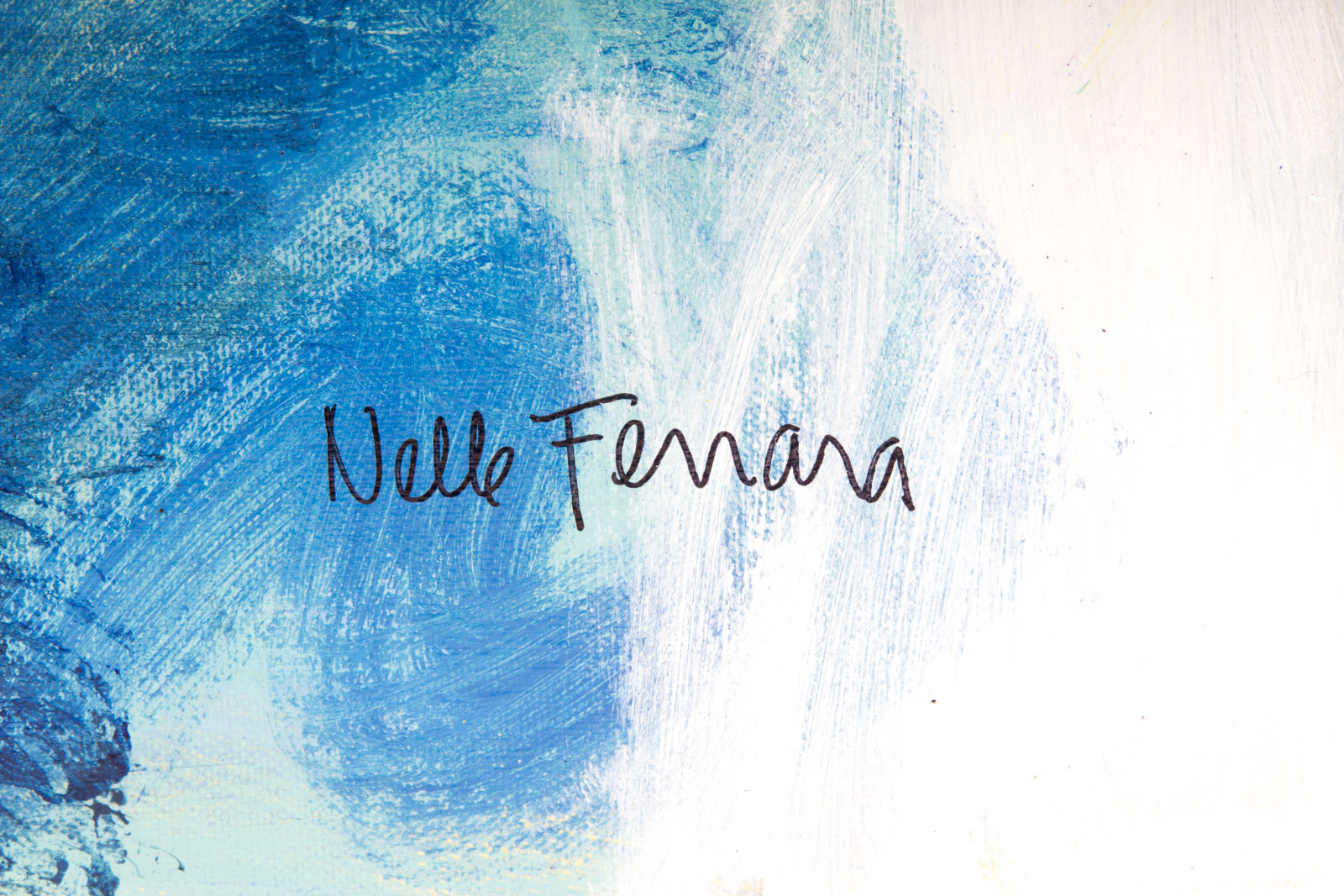 Nelle Ferrara Painting on Canvas