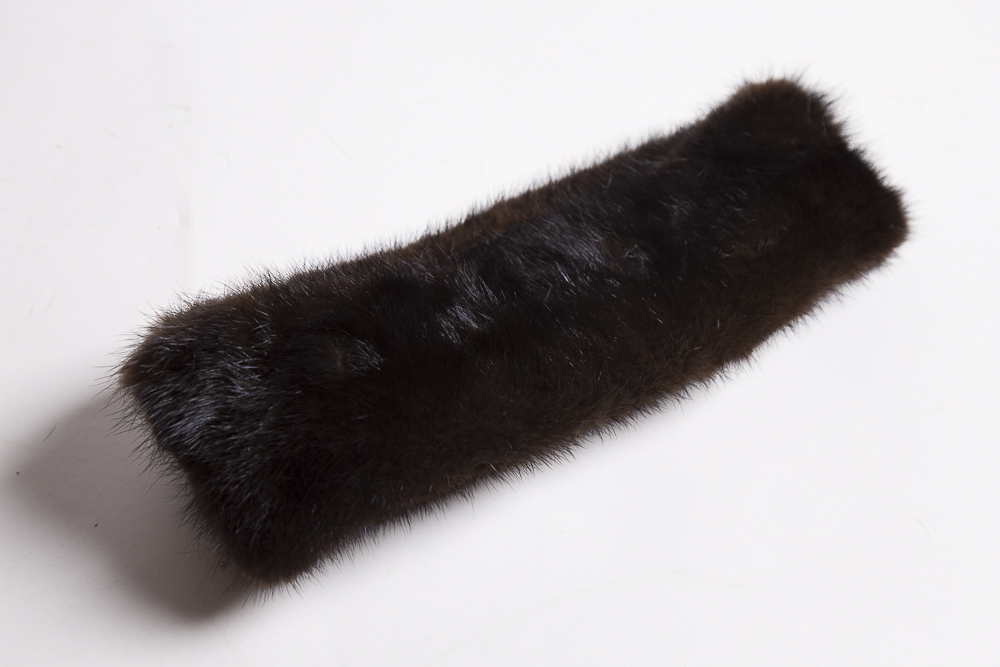 Women's Mano Swartz Mink Coat and Headwrap