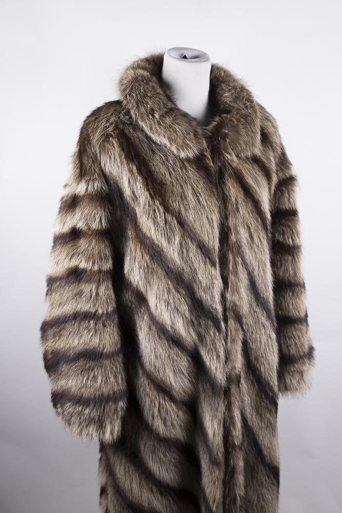 Women's Raccoon Fur Coat