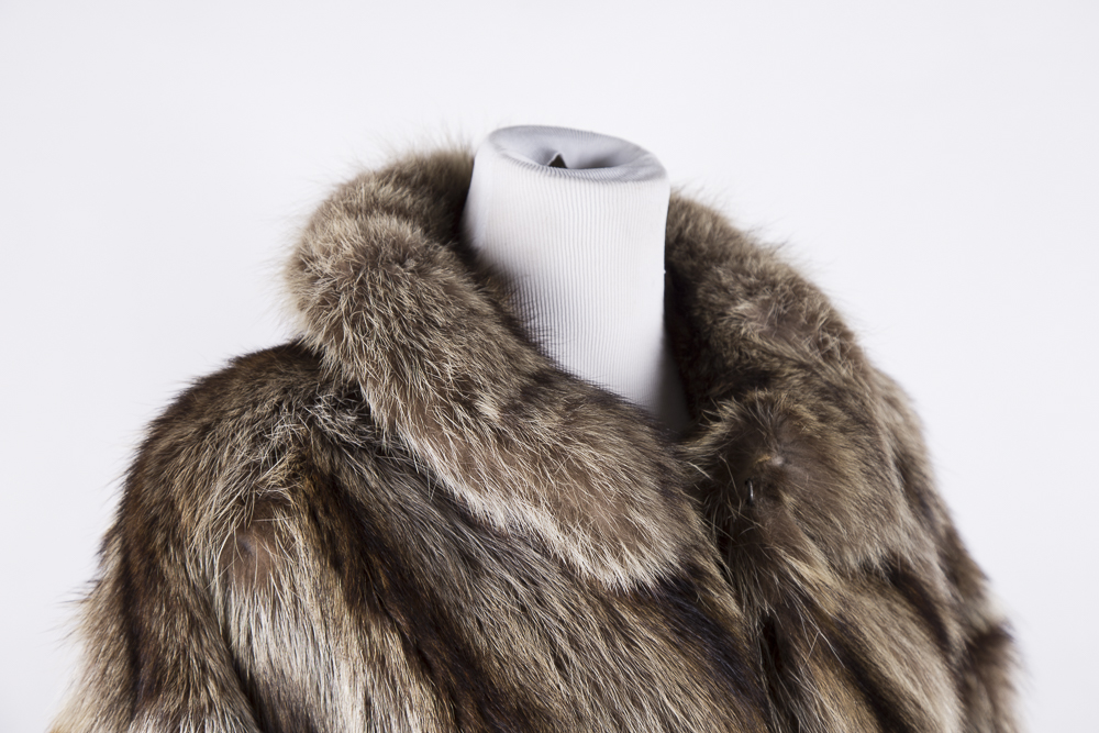 Women's Raccoon Fur Coat