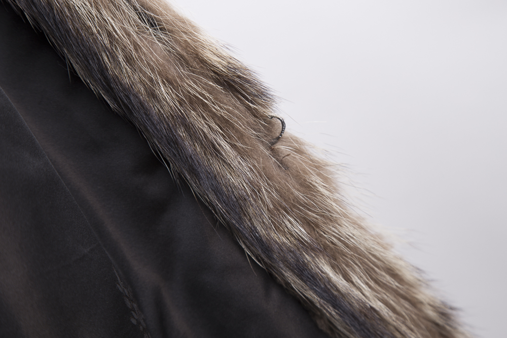Women's Raccoon Fur Coat