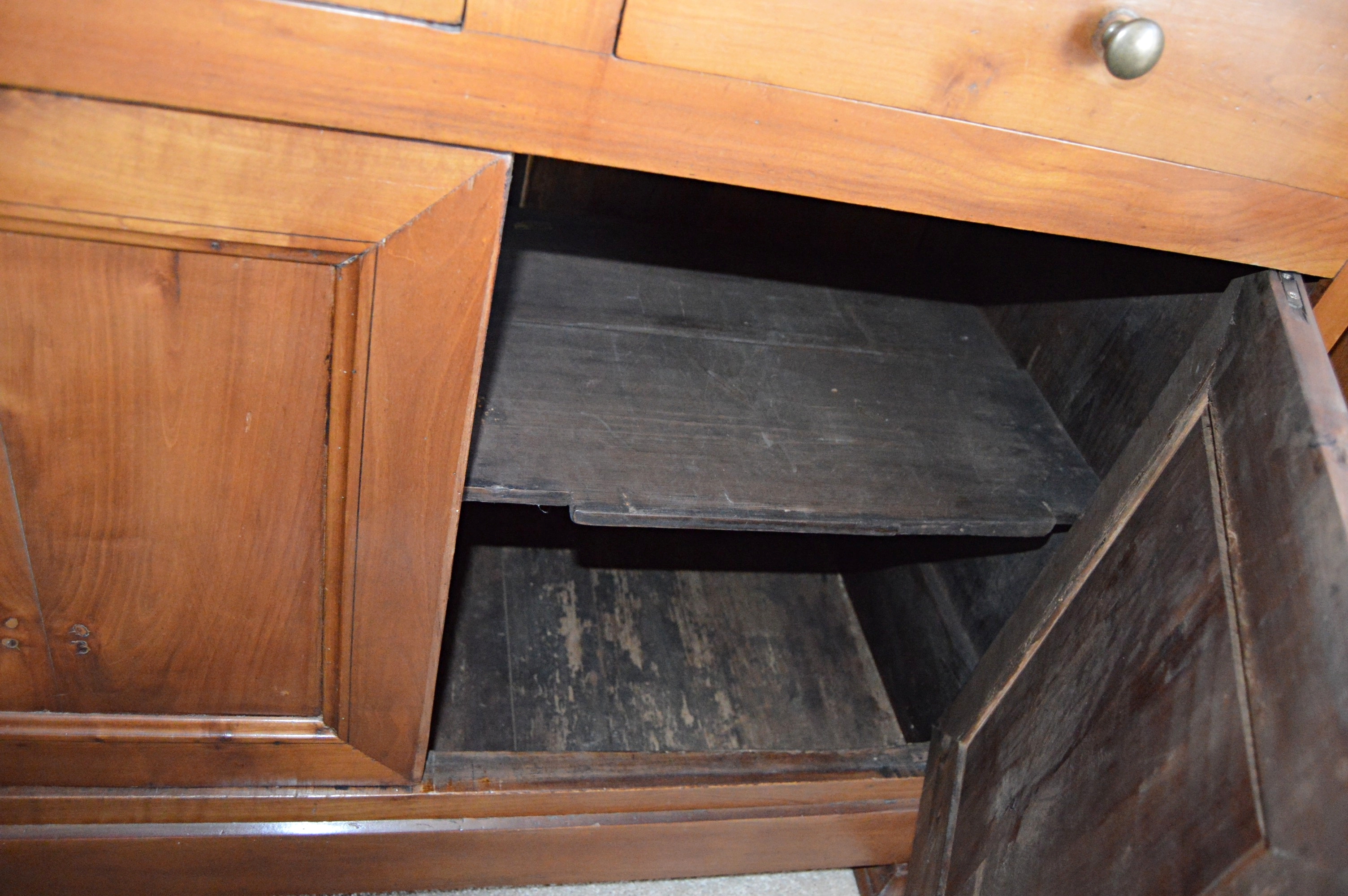 Antique French Style Fruitwood Sideboard
