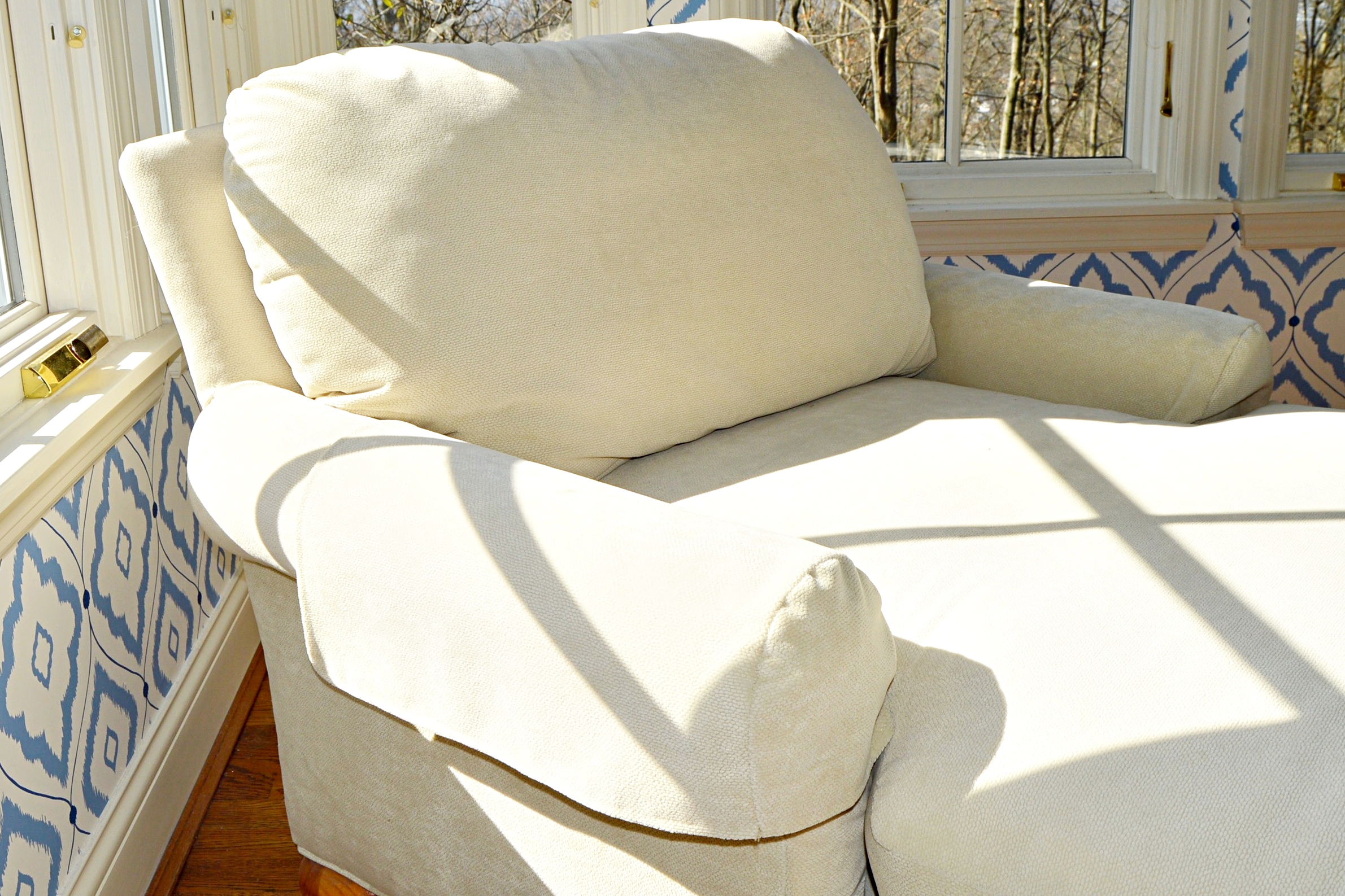 Textured Cotton Chaise