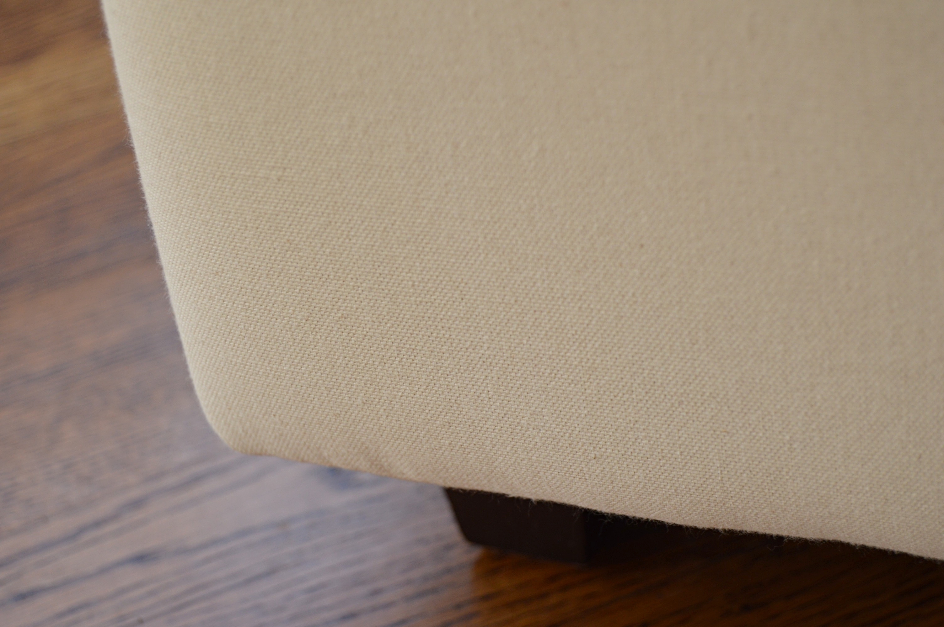 Blue and White Buffalo Check Club Chair