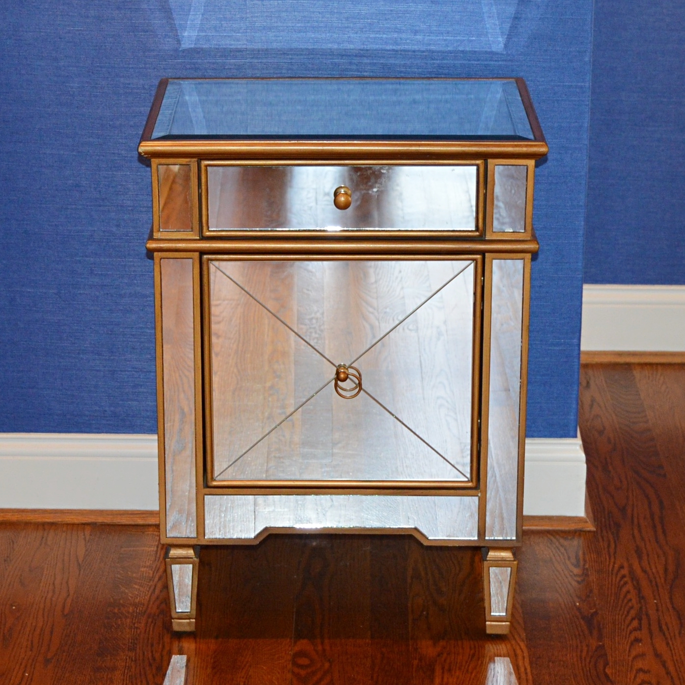 Mirrored Nightstand