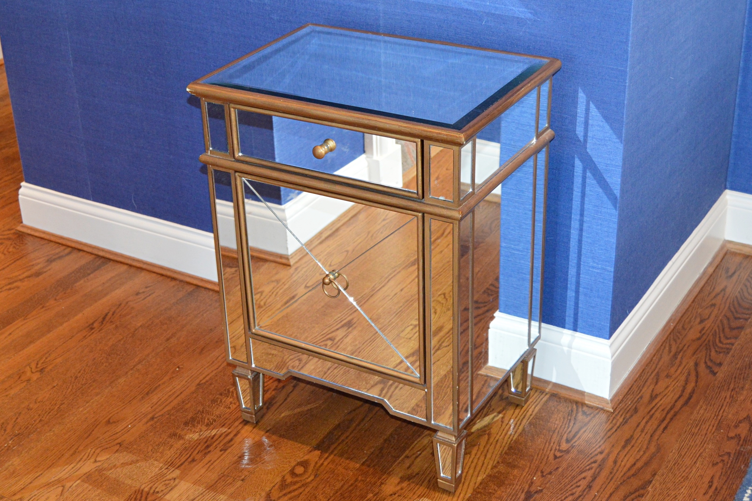 Mirrored Nightstand