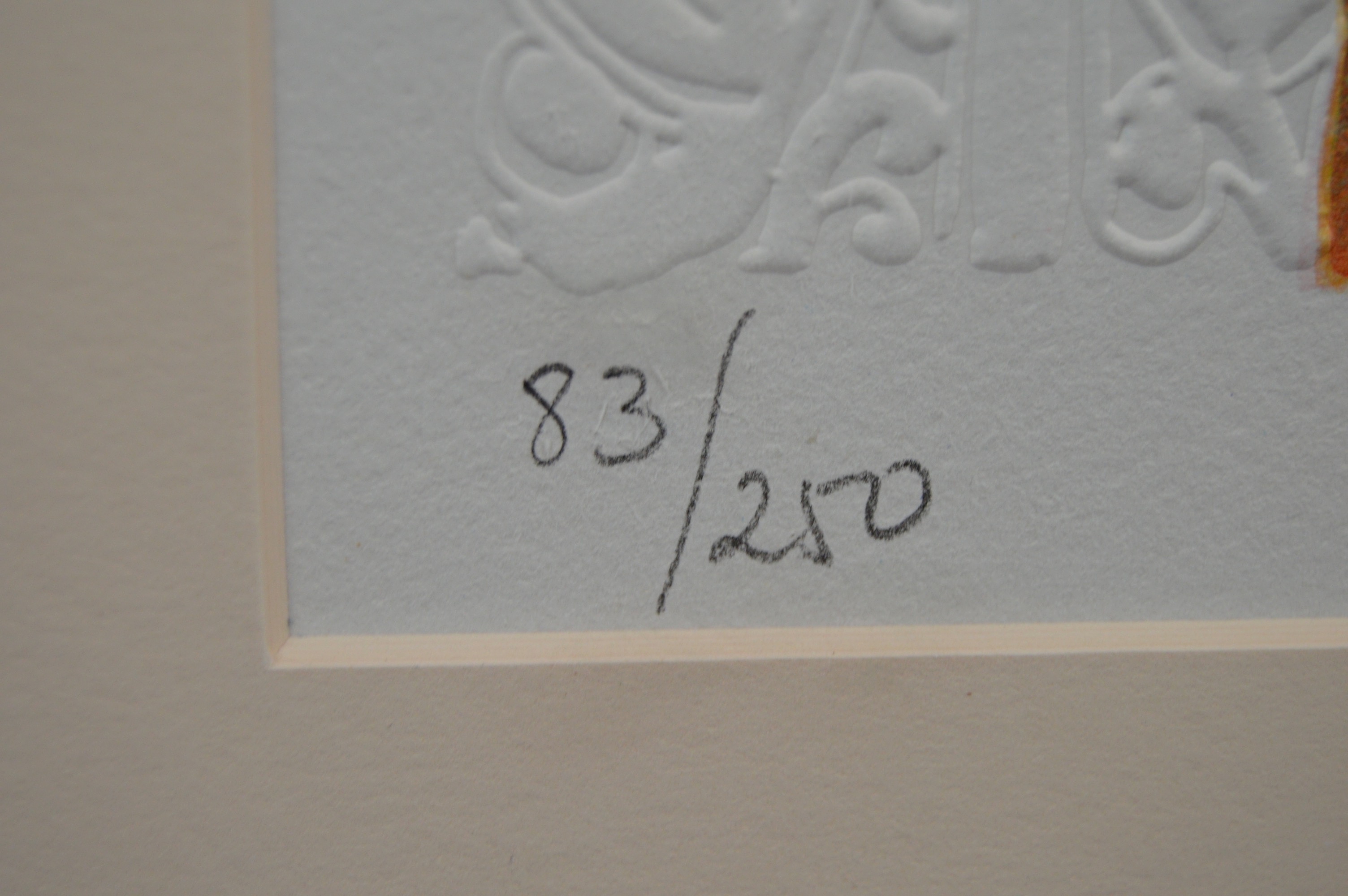 Alvar Sunol Limited Edition Lithograph "Maternitat Natura I Pau"