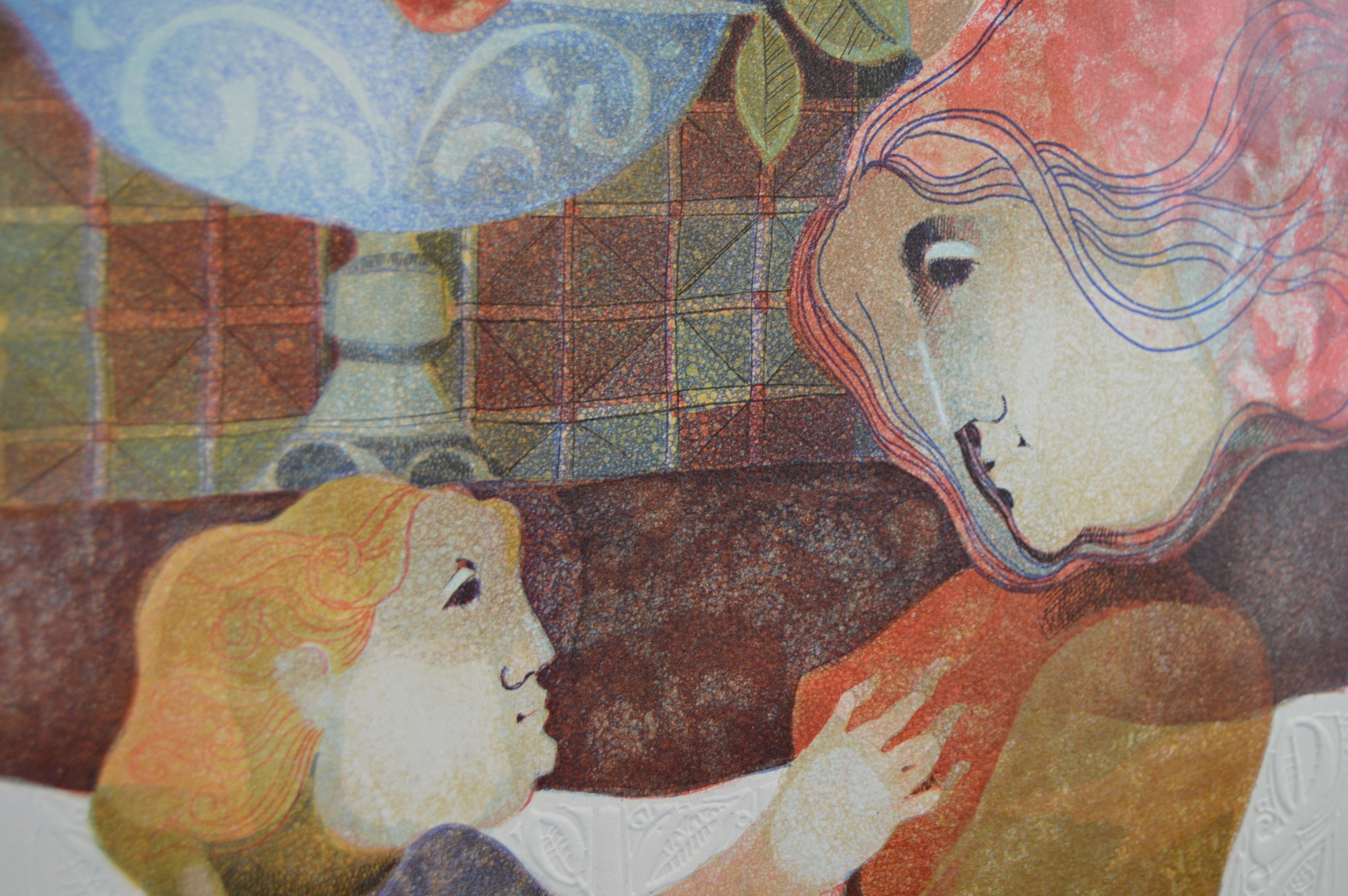 Alvar Sunol Limited Edition Lithograph "Maternitat Natura I Pau"