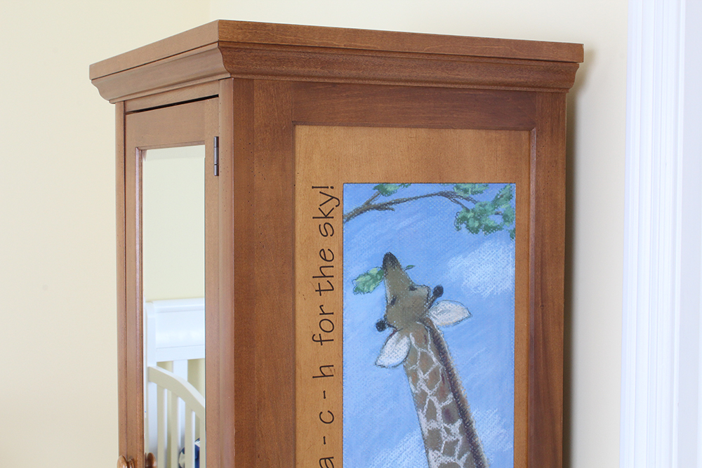 Children's Oak Wardrobe from Riverside