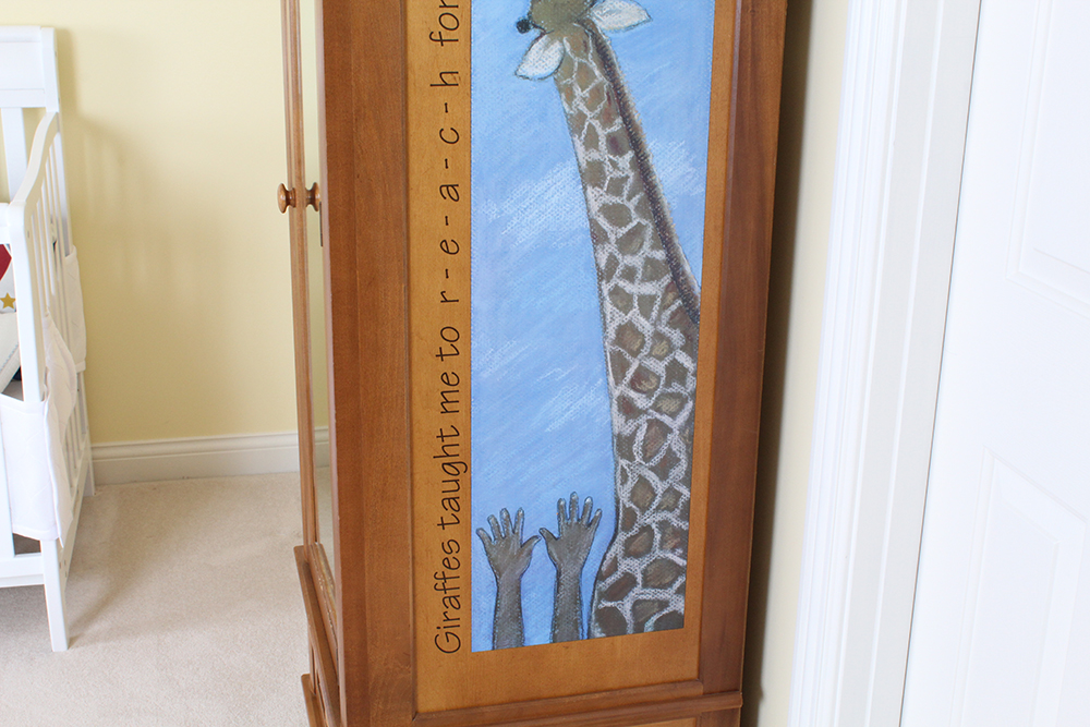 Children's Oak Wardrobe from Riverside