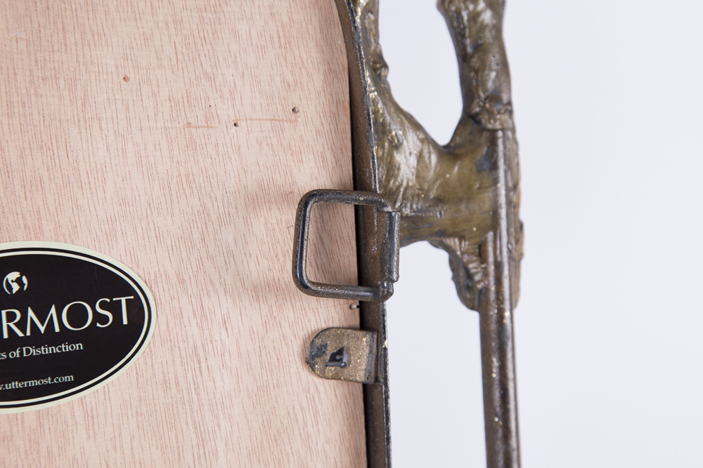 Ornate Wall Mirror with Candelabra