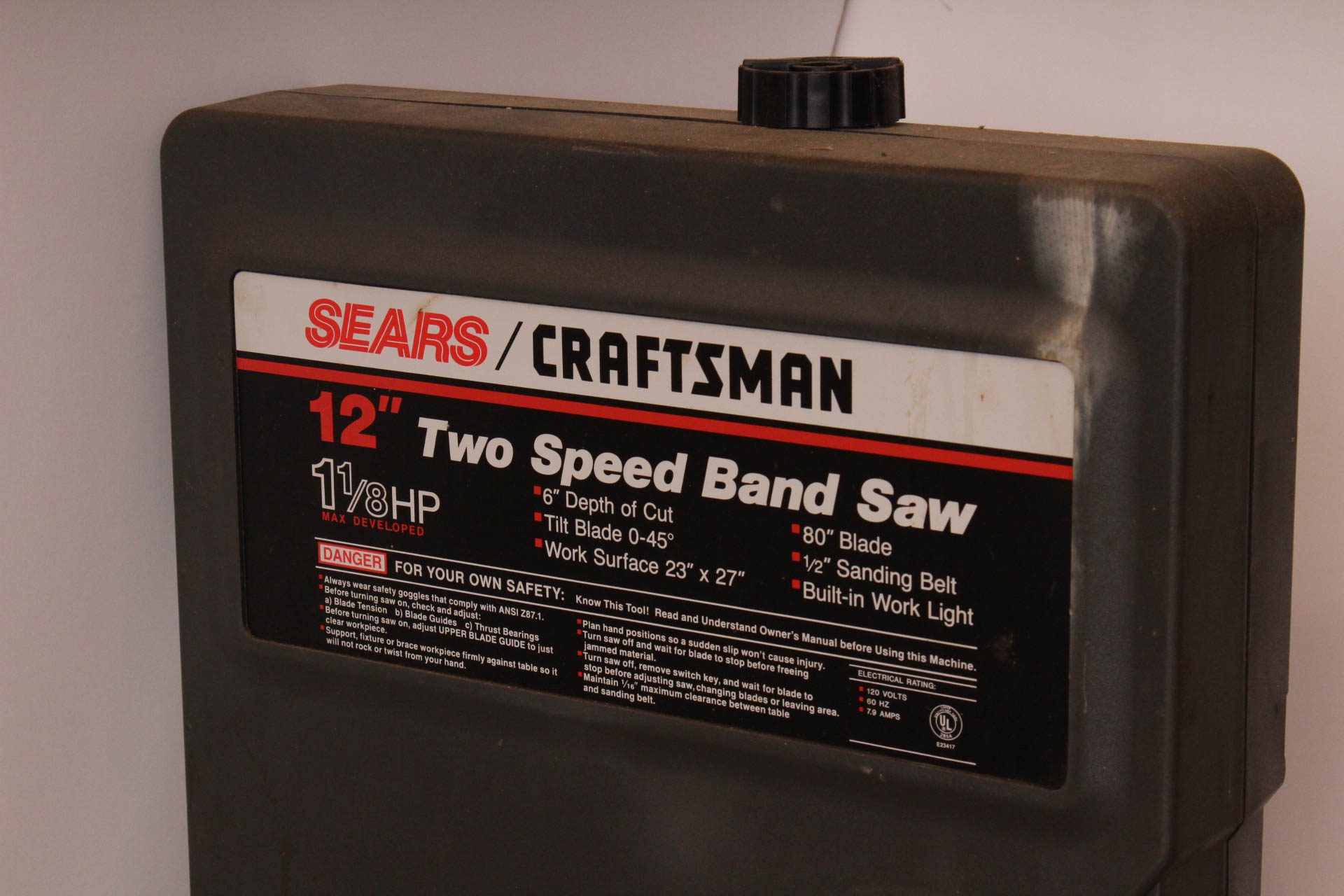 Sears Craftsman 12-Inch Band Saw