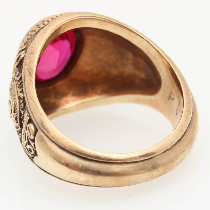 10K Yellow Gold Men's Ohio State 1960 Class Ring