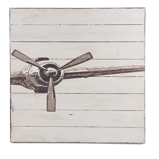 Pottery Barn Planked Airplane Panels