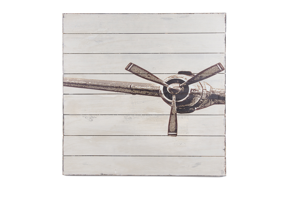 Pottery Barn Planked Airplane Panels