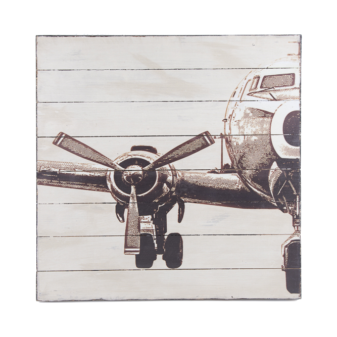 Pottery Barn Planked Airplane Panels