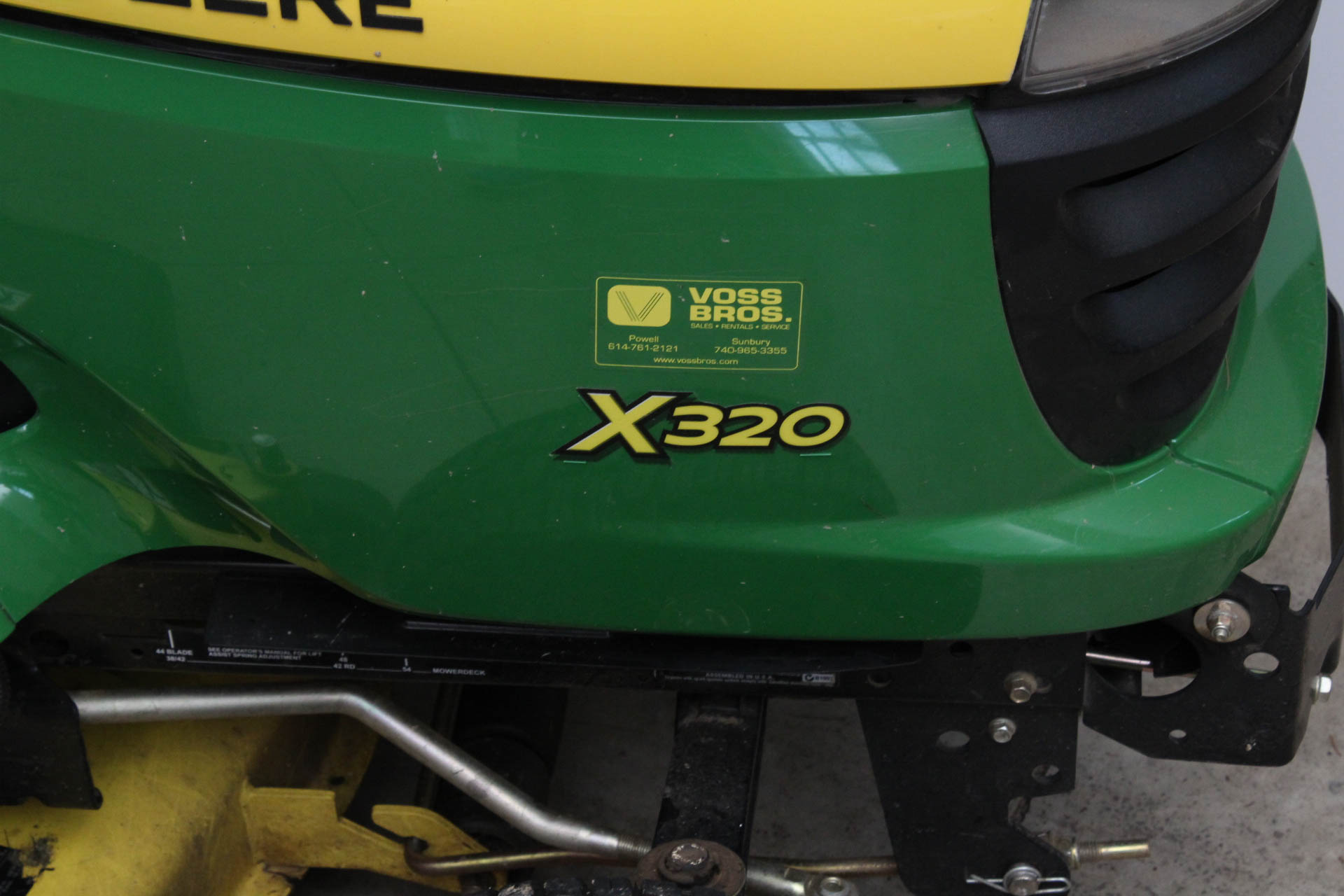 John Deere X320 Yard Tractor