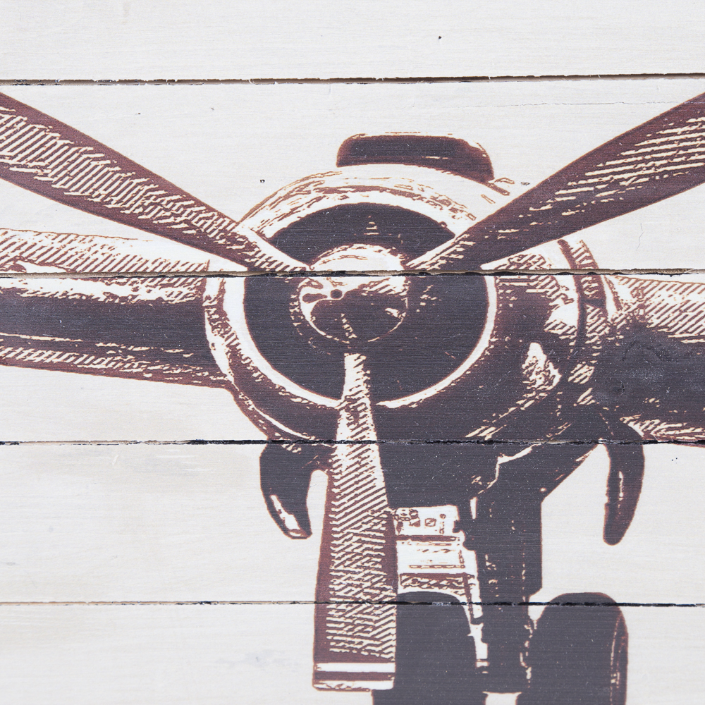 Pottery Barn Planked Airplane Panels