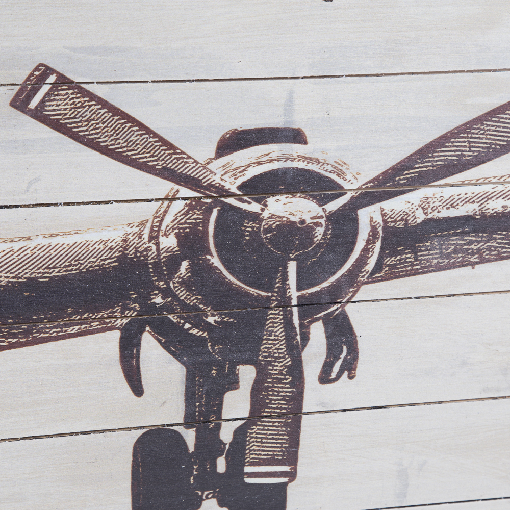 Pottery Barn Planked Airplane Panels