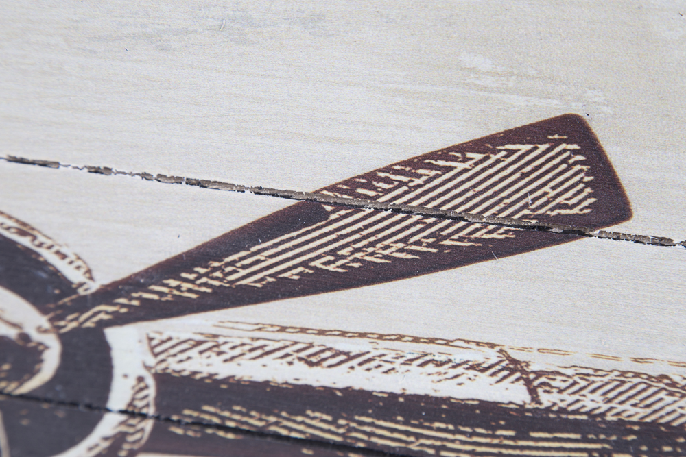 Pottery Barn Planked Airplane Panels