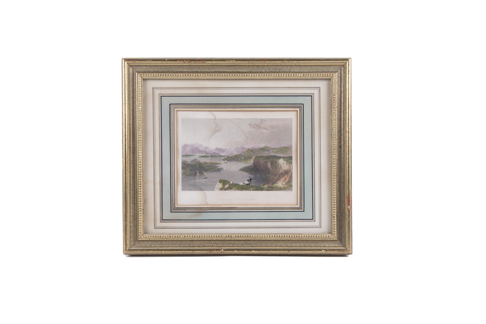 Set of Antique Hand Colored Prints