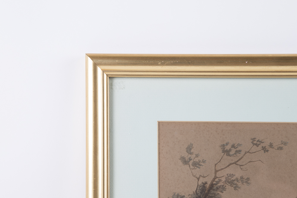 Set of Antique Hand Colored Prints