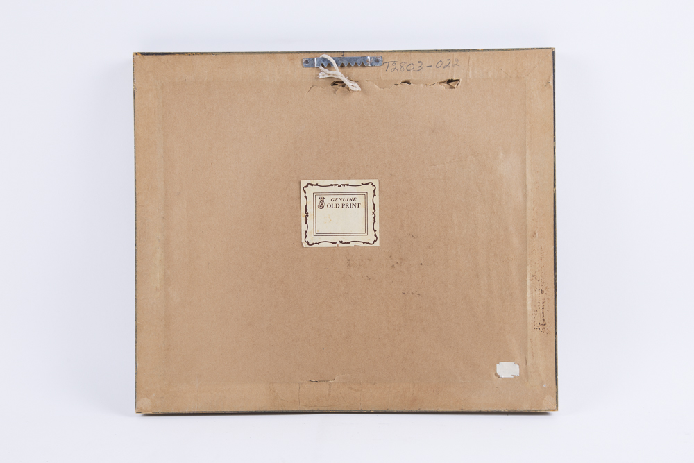 Set of Antique Hand Colored Prints