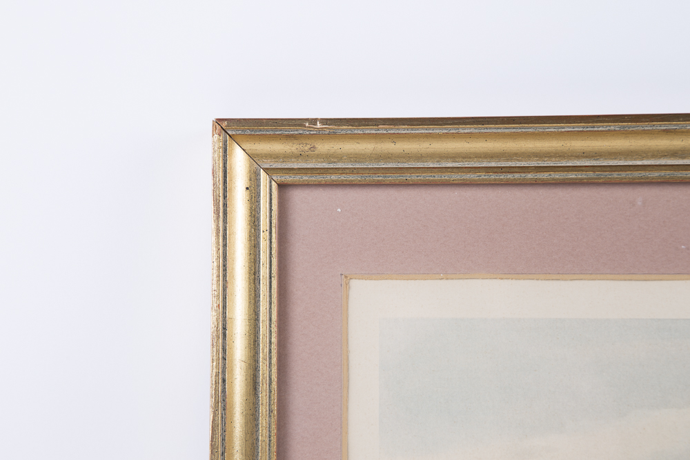 Set of Antique Hand Colored Prints