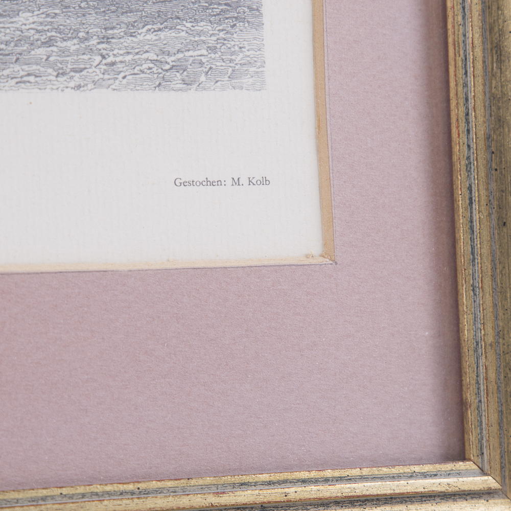 Set of Antique Hand Colored Prints