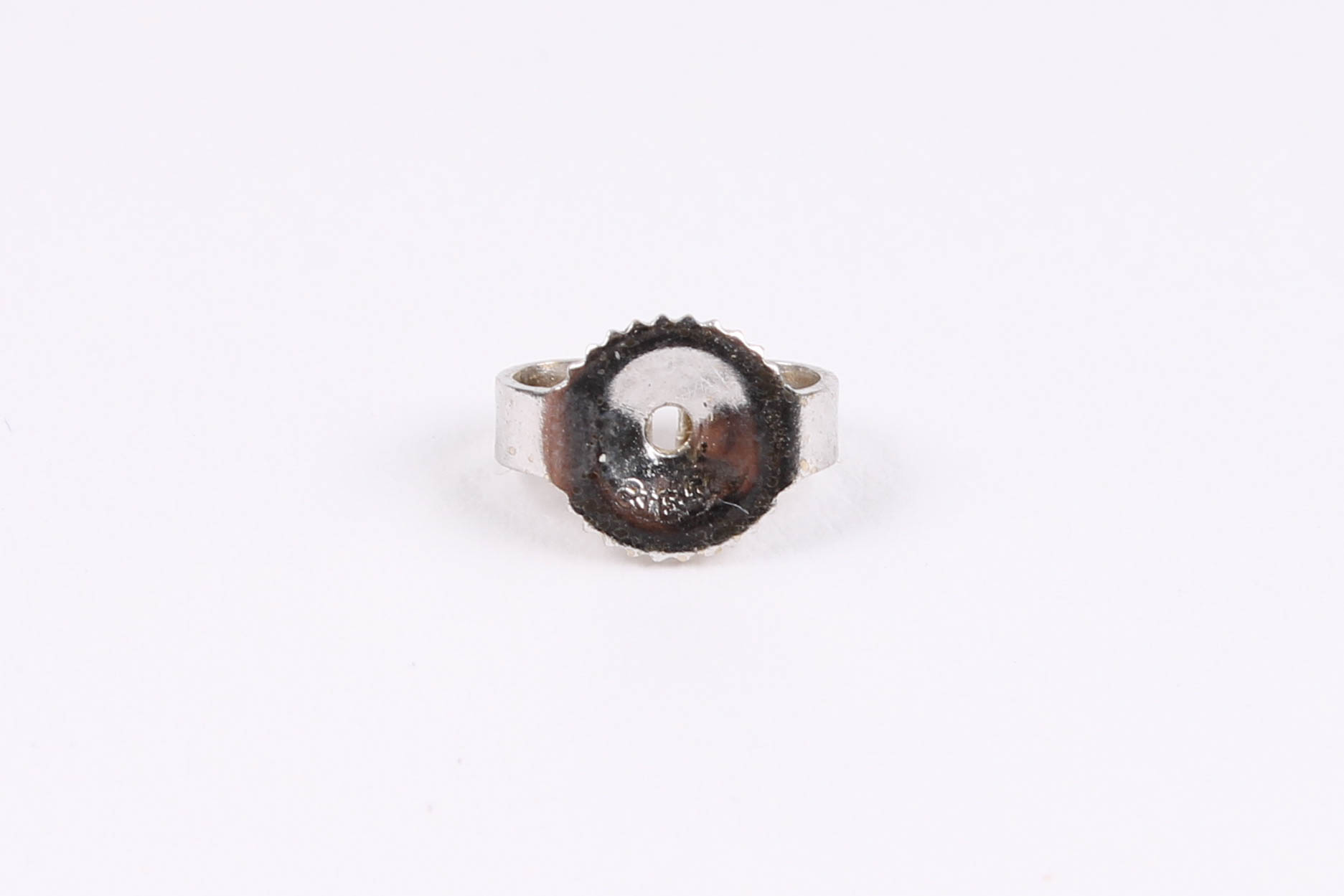 Pair of 18K White Gold and Diamond Earrings