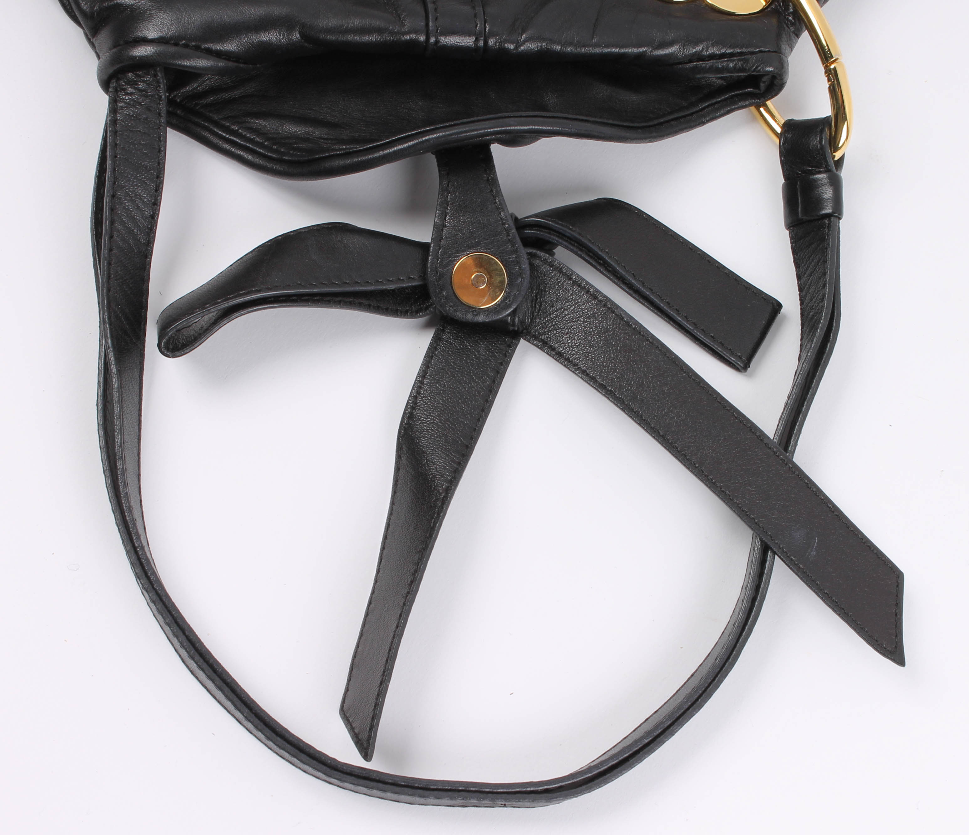 Moschino Black Leather Handbag