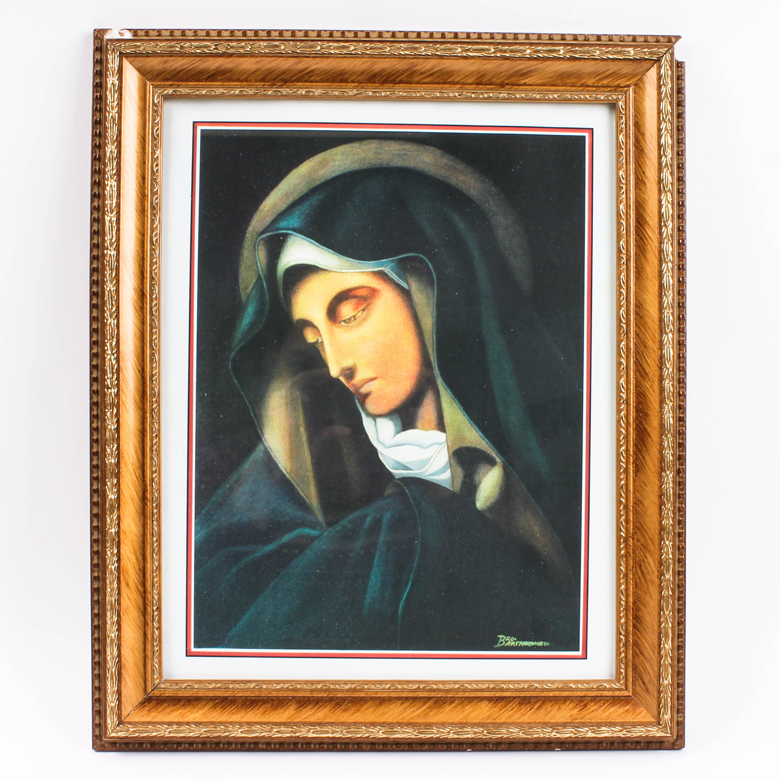 Brother Bartholomew Offset Lithograph