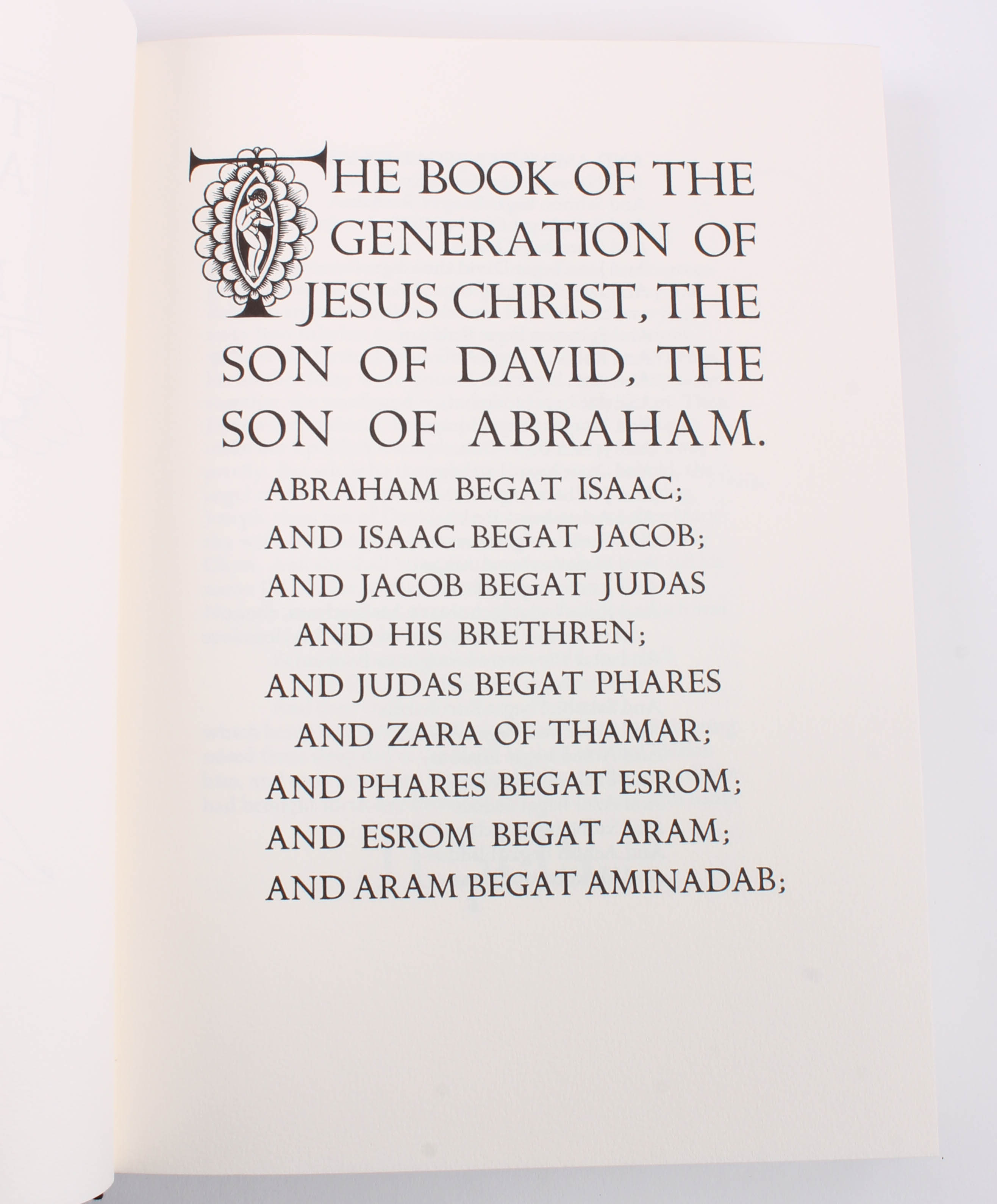 Eric Gill Illustrated Limited Edition Book "The Four Gospels"