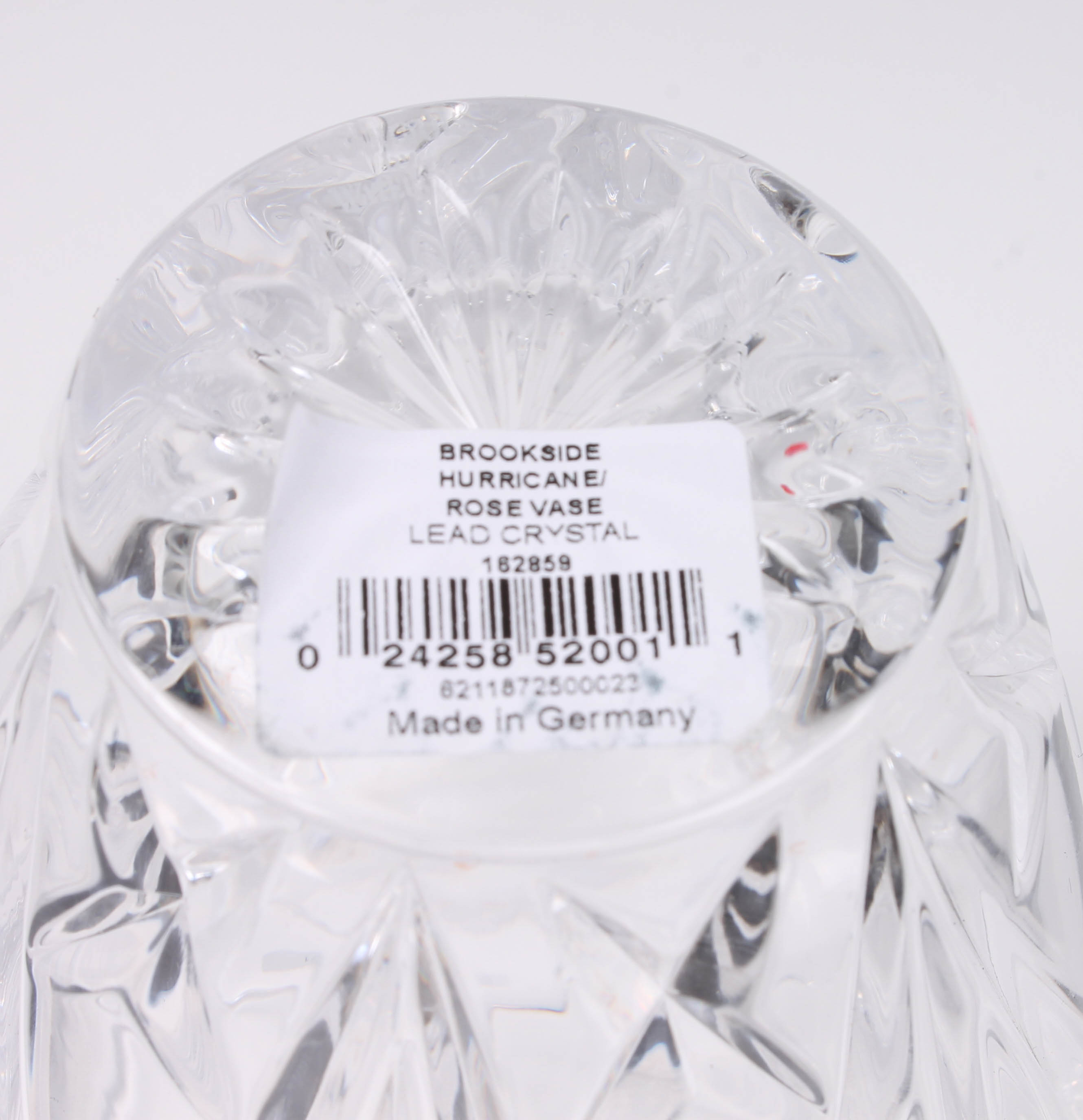 Marquis by Waterford Brookside Hurricane Rose Vase