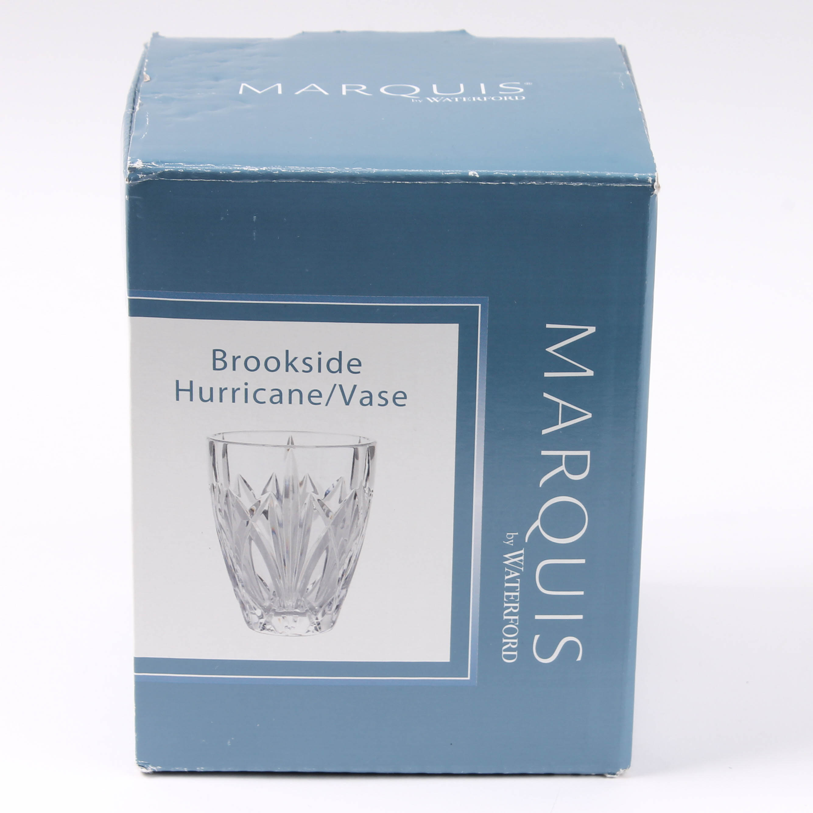 Marquis by Waterford Brookside Hurricane Rose Vase