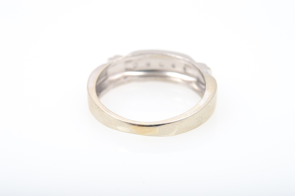 10K White Gold Diamond Wedding Set