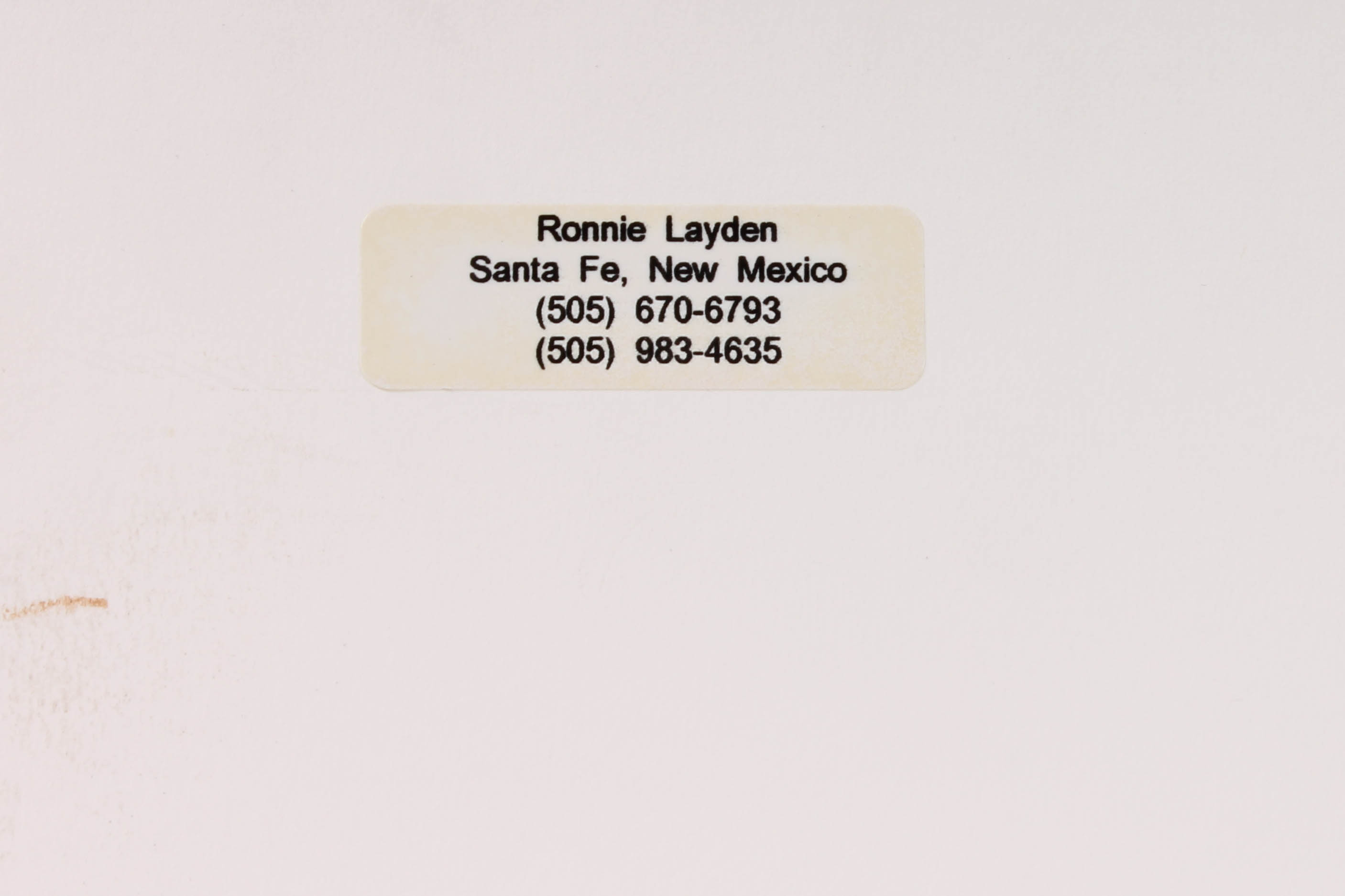 Ronnie Layden Limited Edition Photograph "Pecos Cowboy"