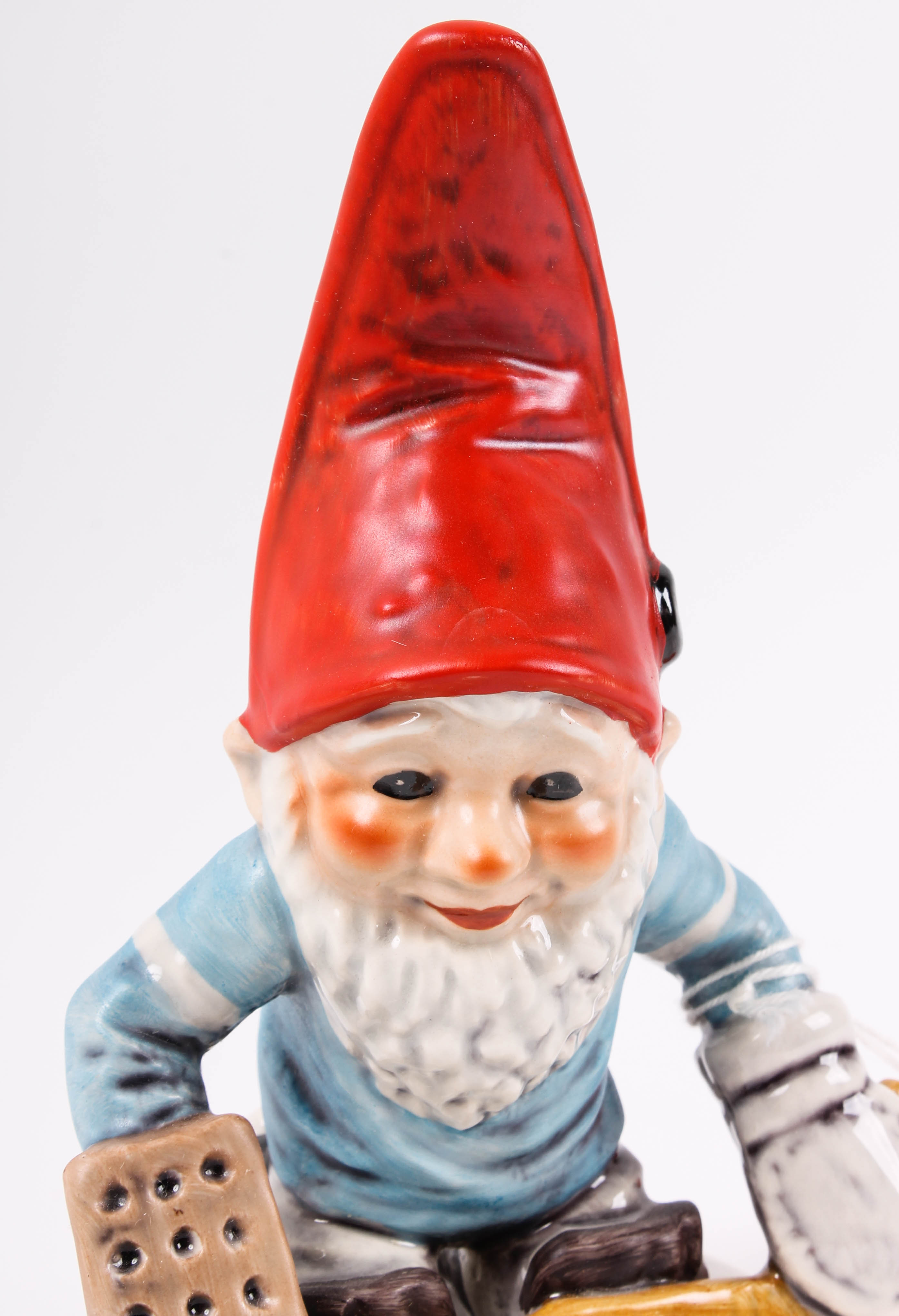 Goebel Hockey Goalie "Gil" Gnome Figurine by Co-Boy