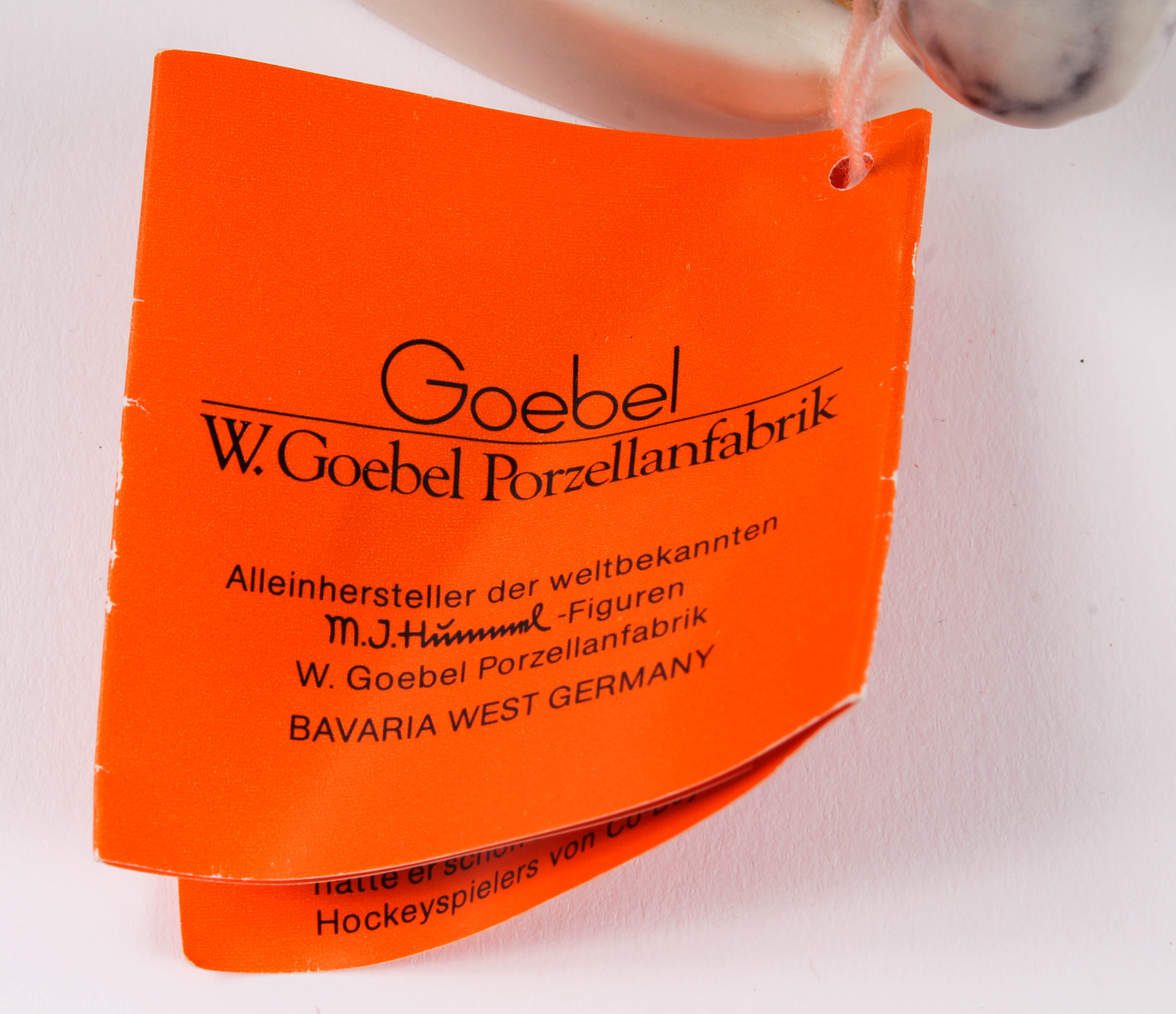 Goebel Hockey Goalie "Gil" Gnome Figurine by Co-Boy