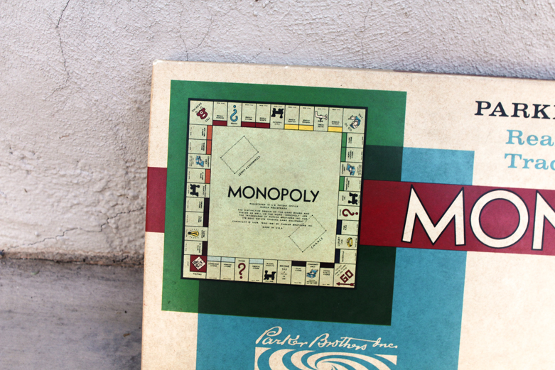 Vintage Monopoly Board Game