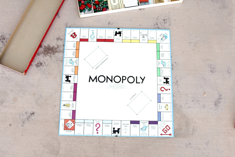 Vintage Monopoly Board Game