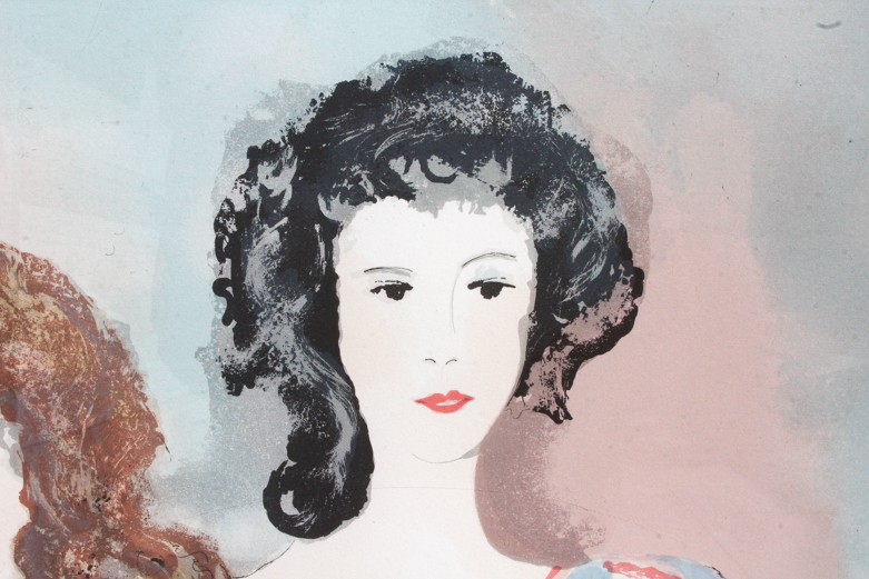 Jane Bazinet Limited Edition Serigraph "Trios Dames"