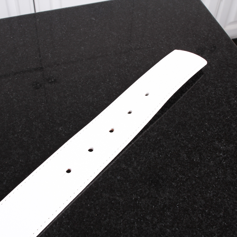 Tory Burch White Leather Belt