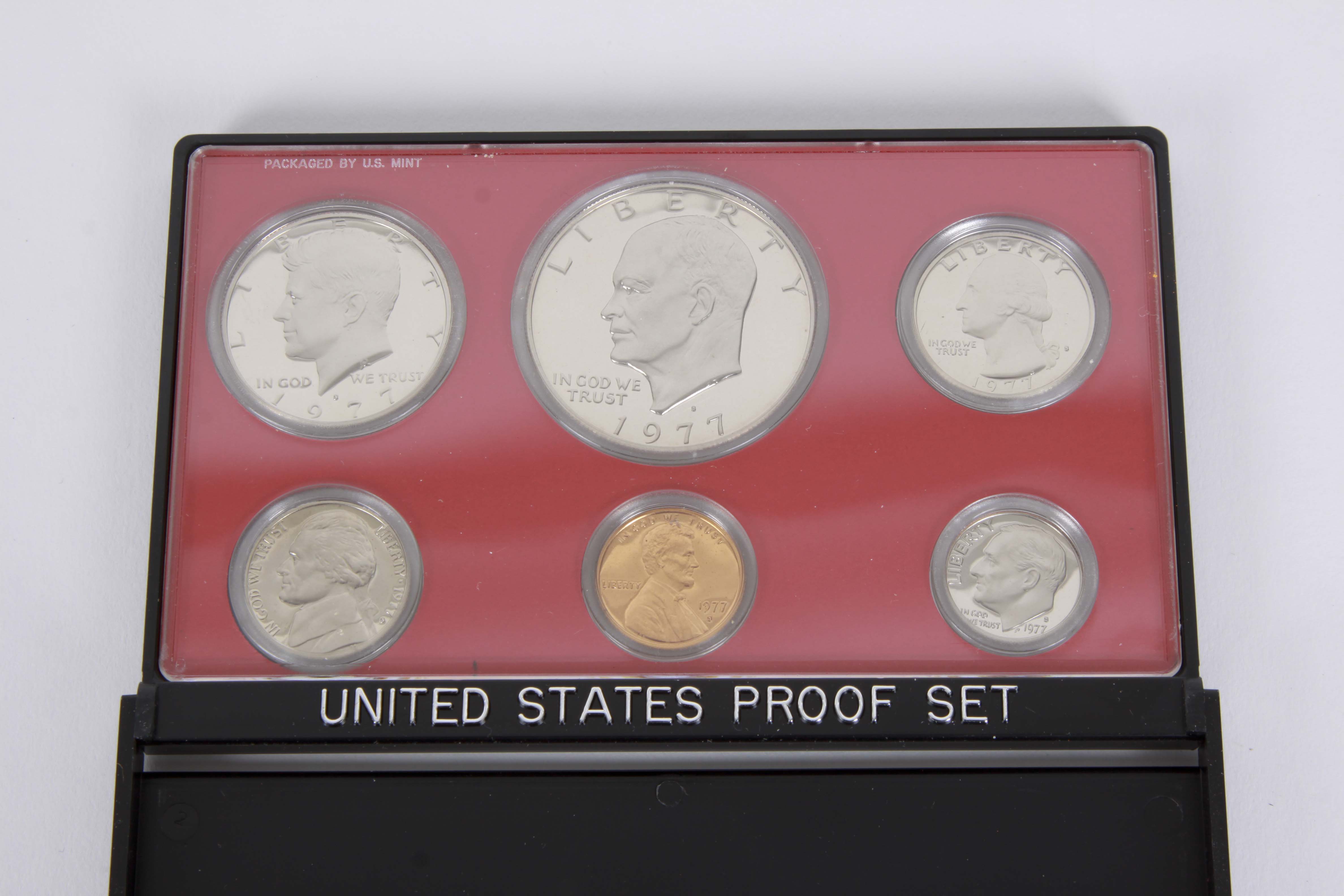 A Collection of Three United States Proof Coin Sets