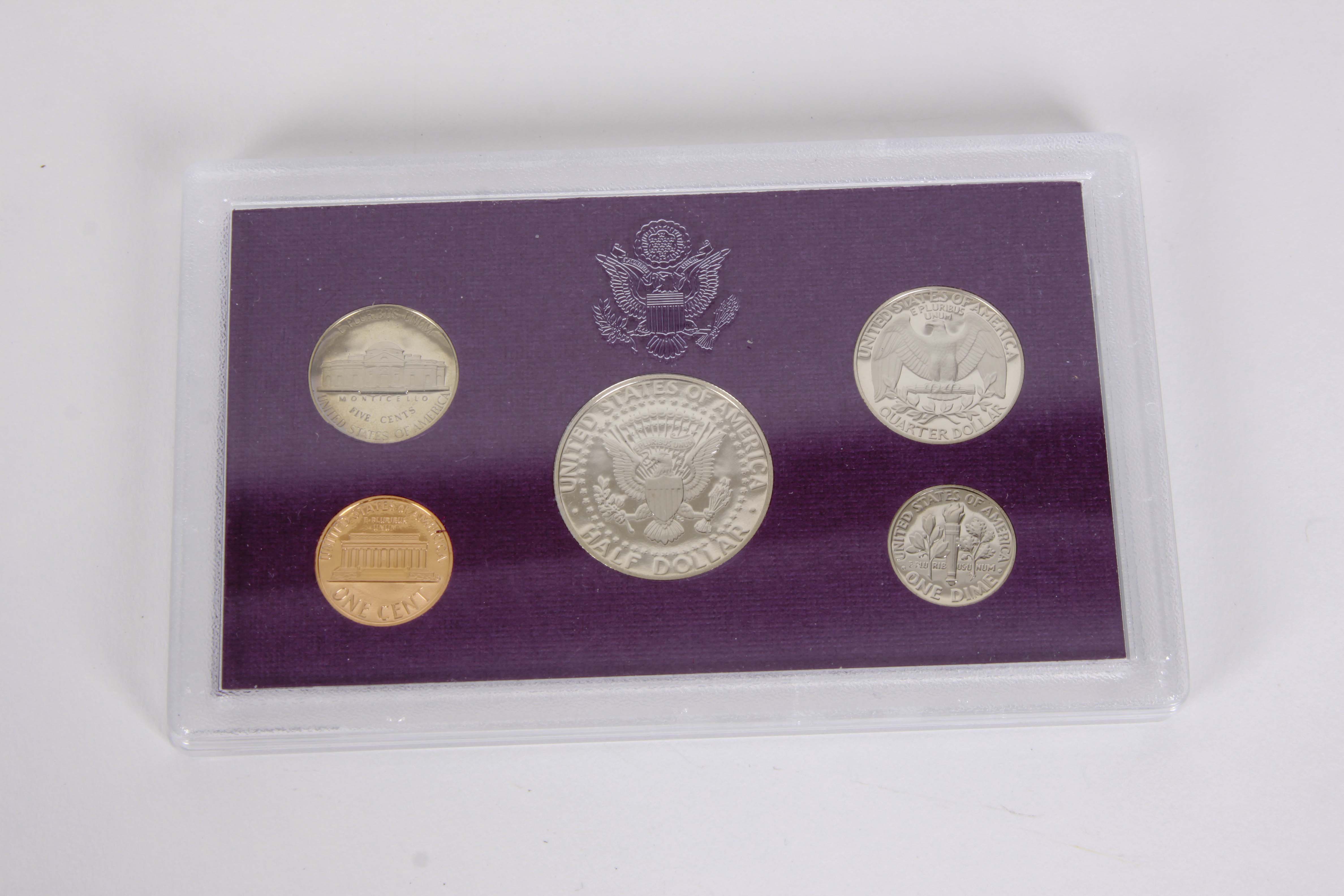 A Collection of Three United States Proof Coin Sets