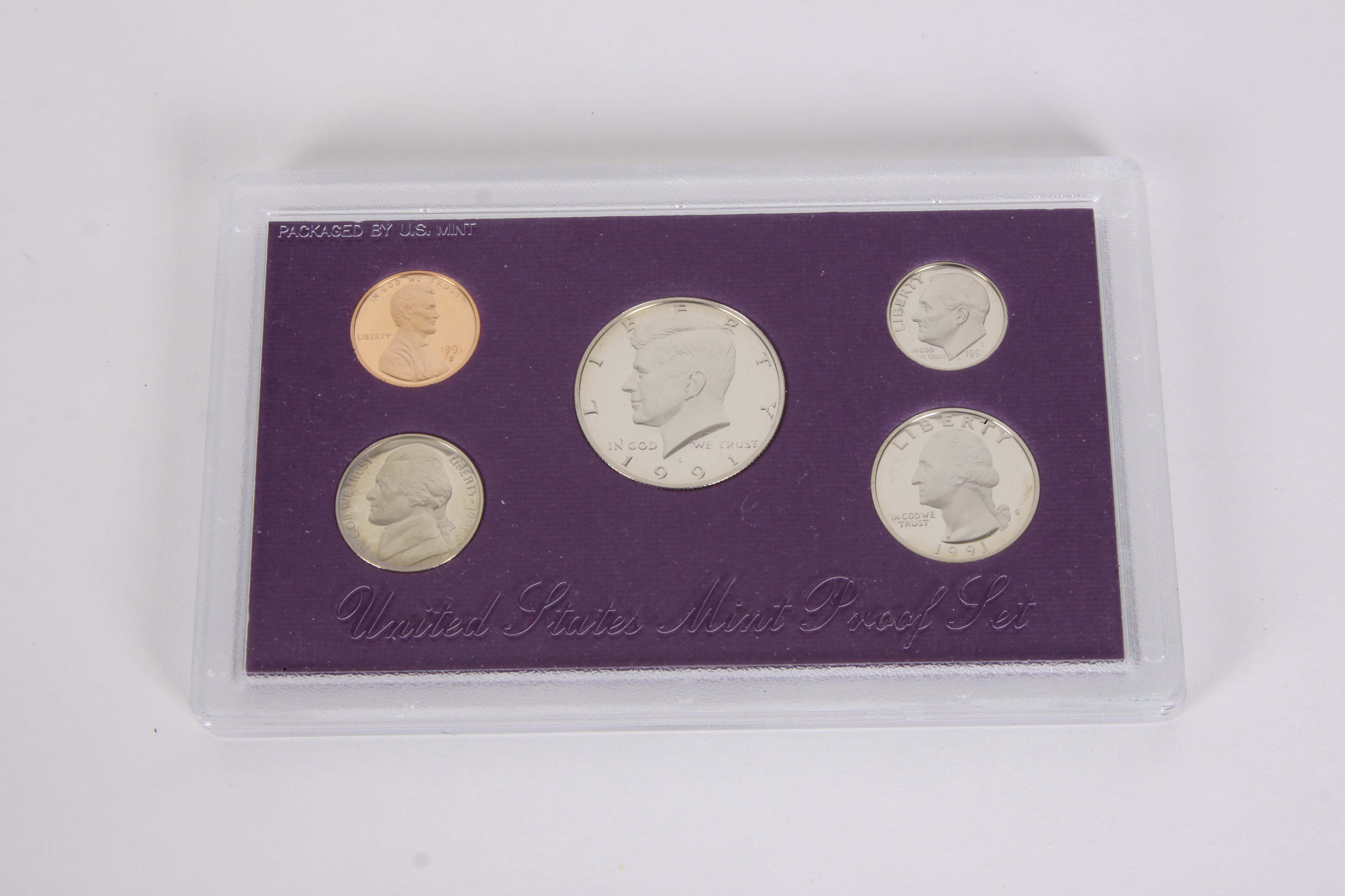 A Collection of Three United States Proof Coin Sets