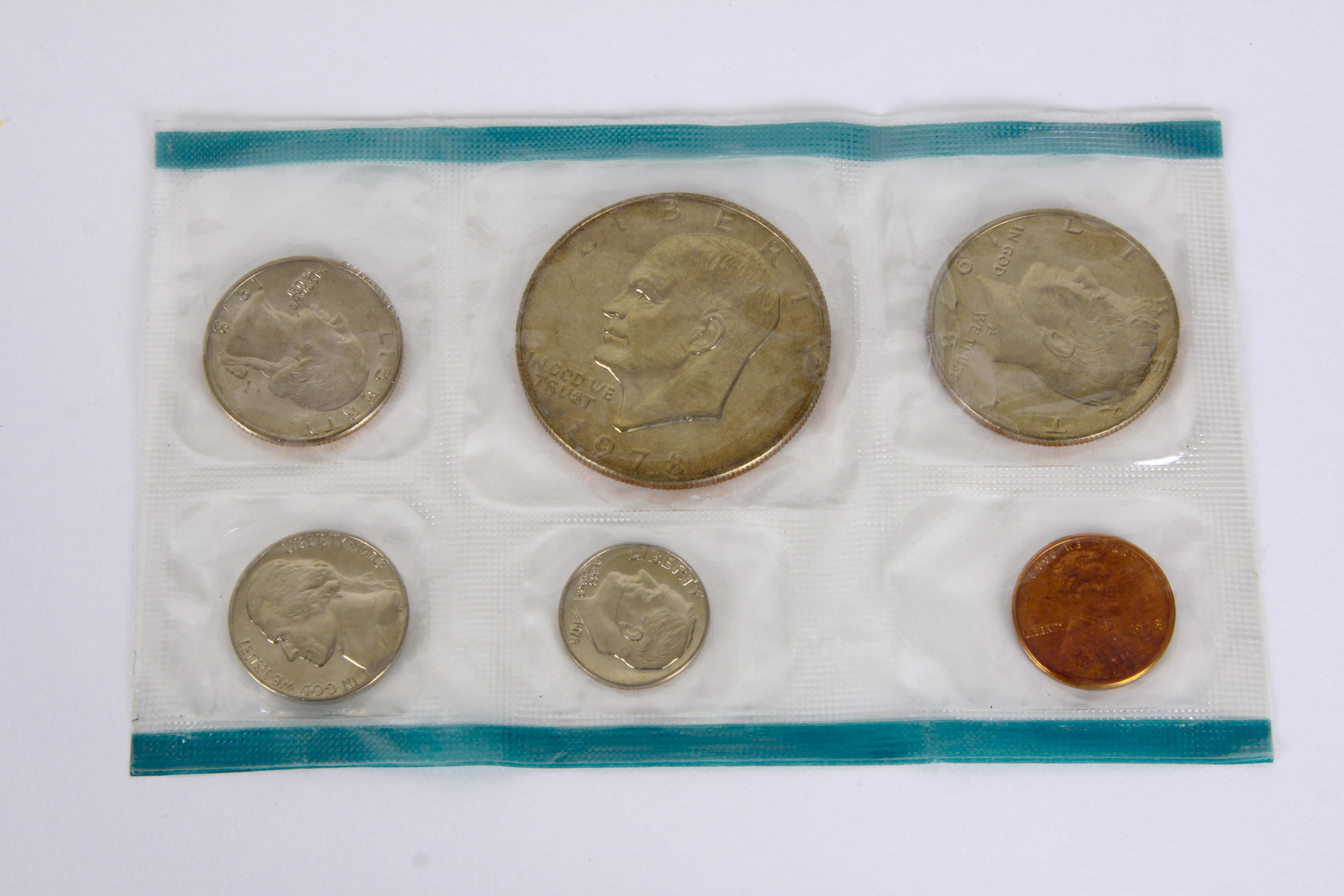 A Group of Six United States Uncirculated Coin Sets