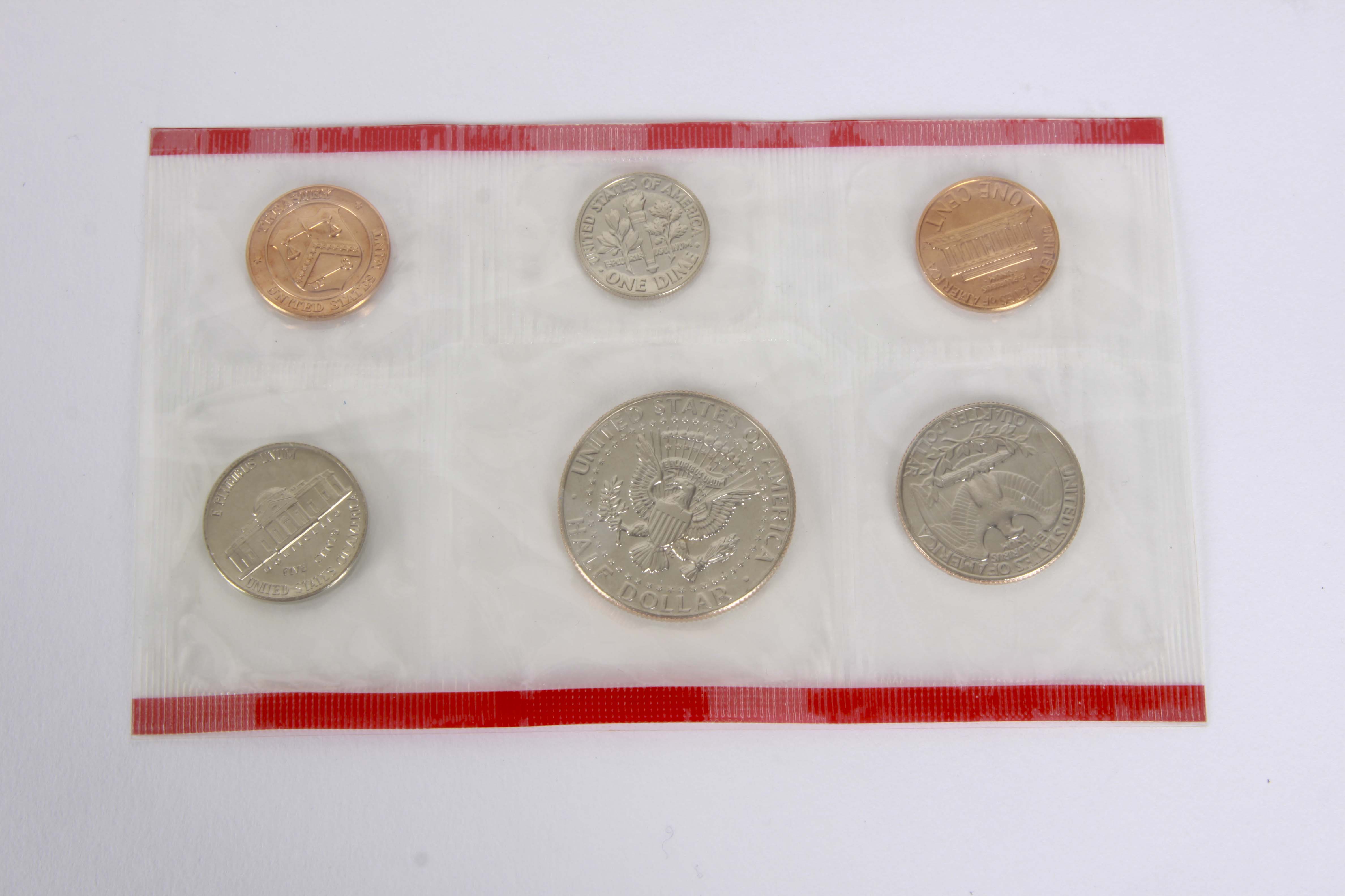 A Group of Six United States Uncirculated Coin Sets