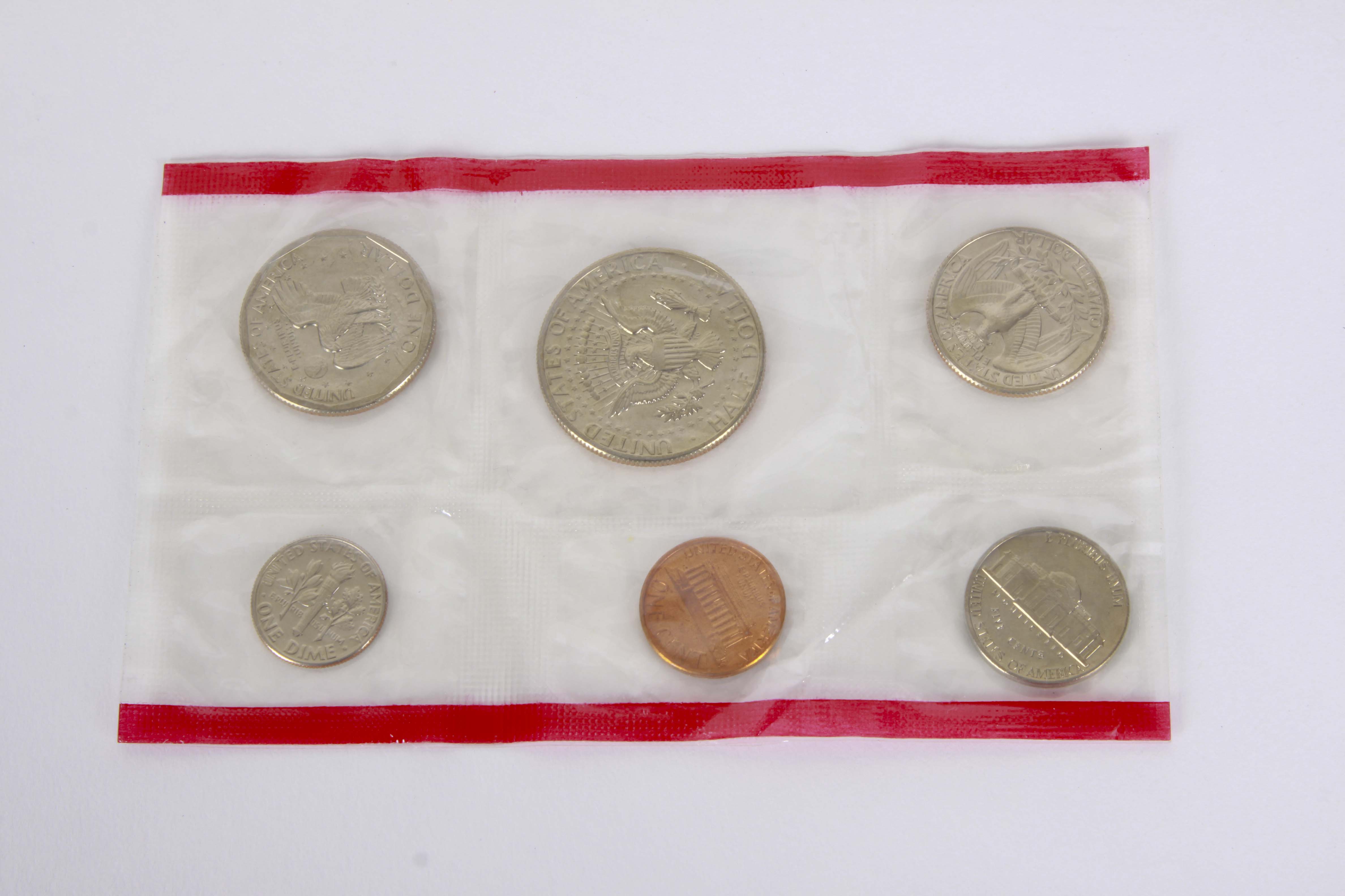 A Group of Six United States Uncirculated Coin Sets